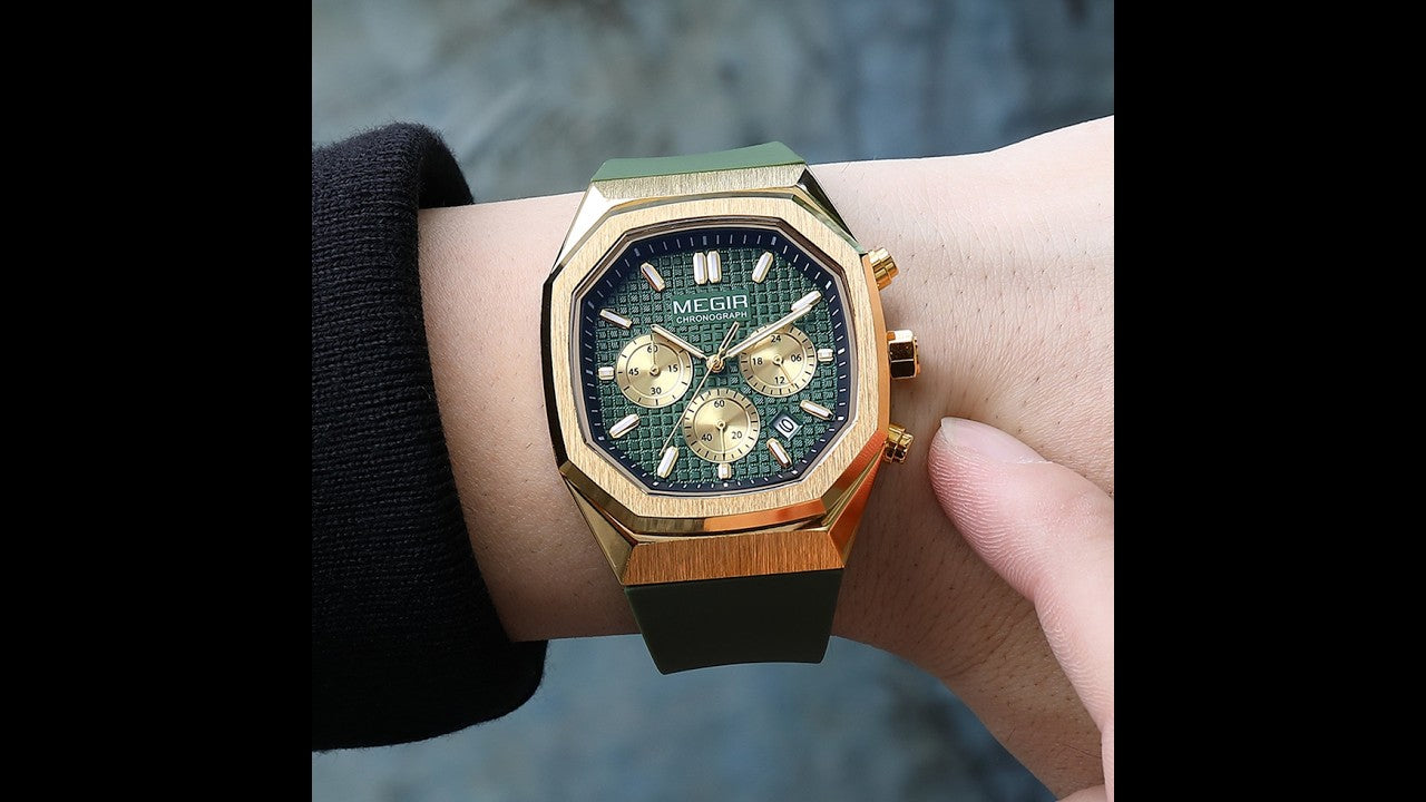 Culture Vault Men's Sport Military Wristwatch