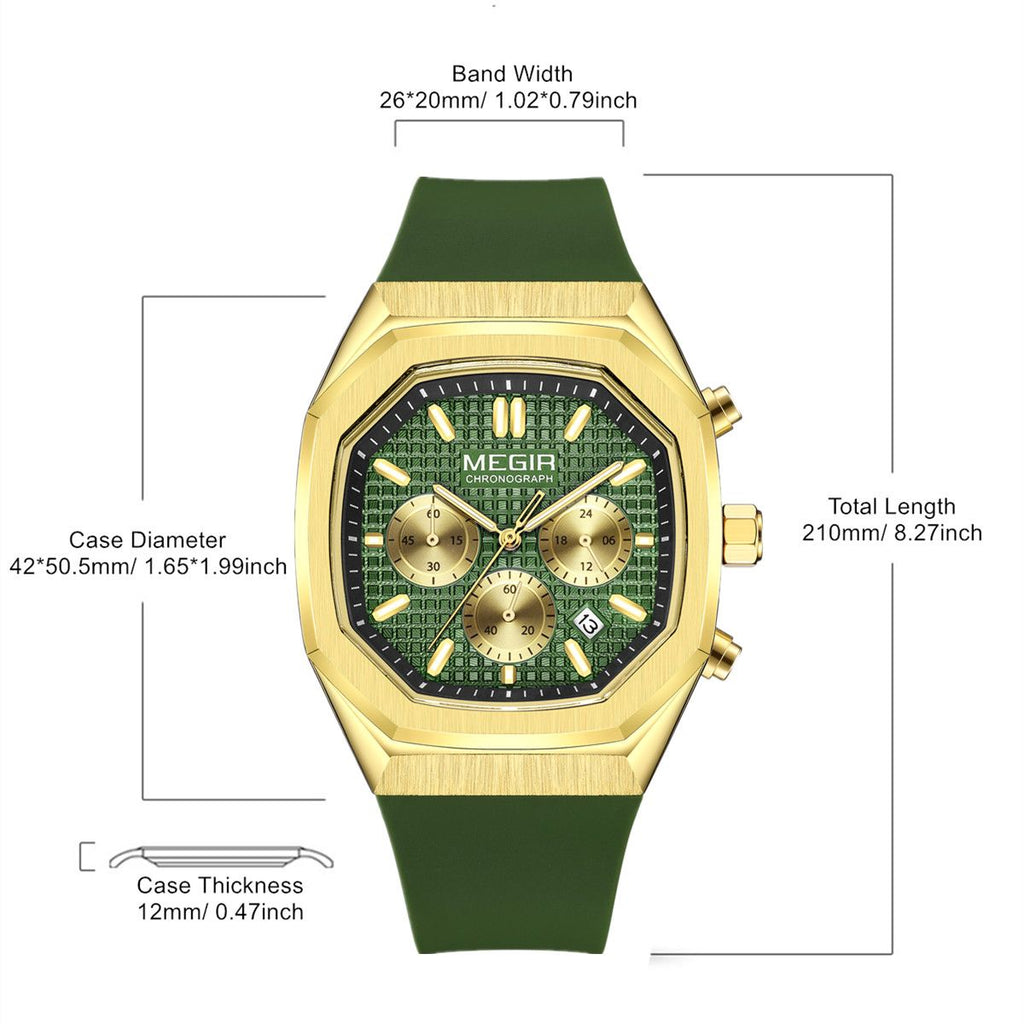 Culture Vault Men's Sport Military Wristwatch
