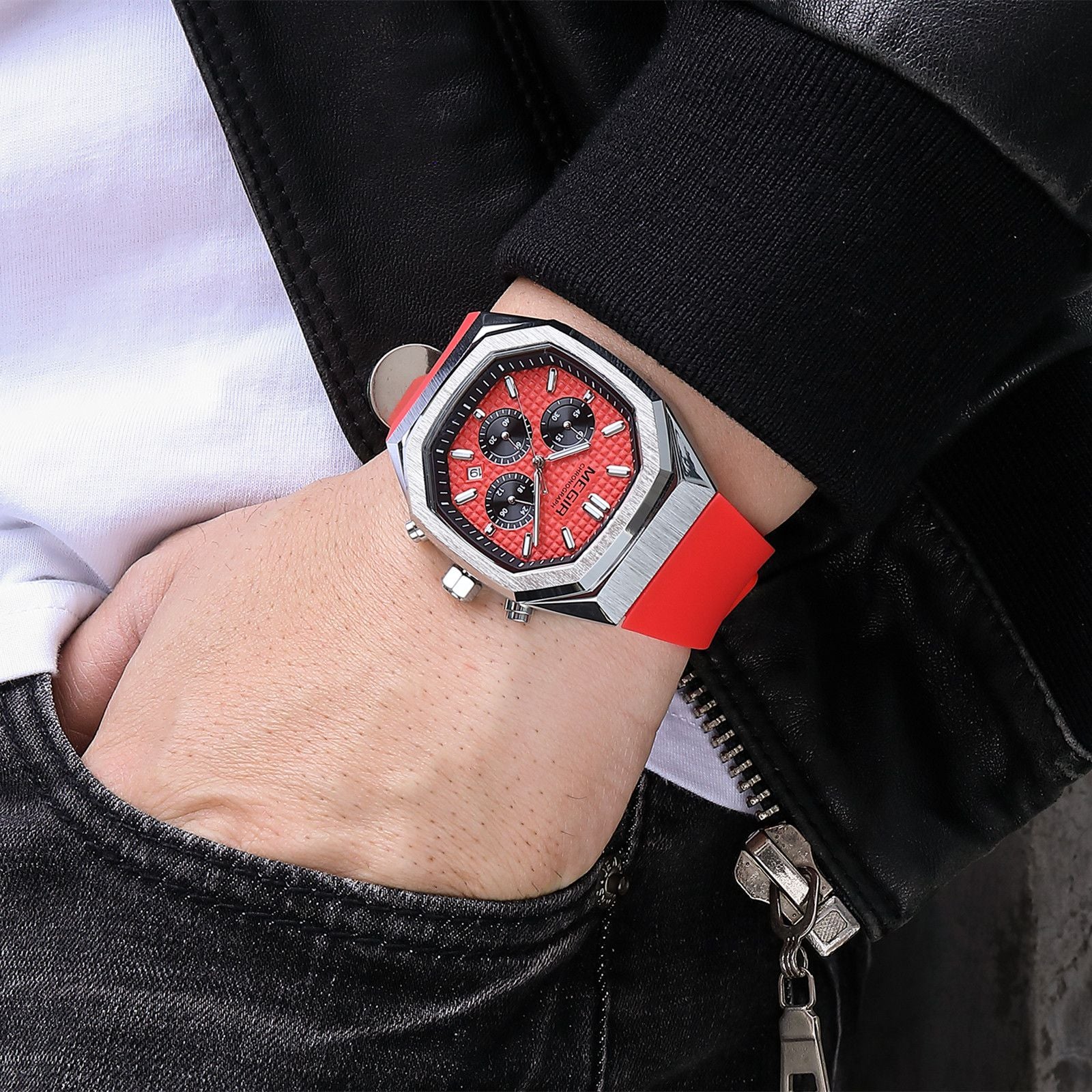 Culture Vault Men's Sport Military Wristwatch