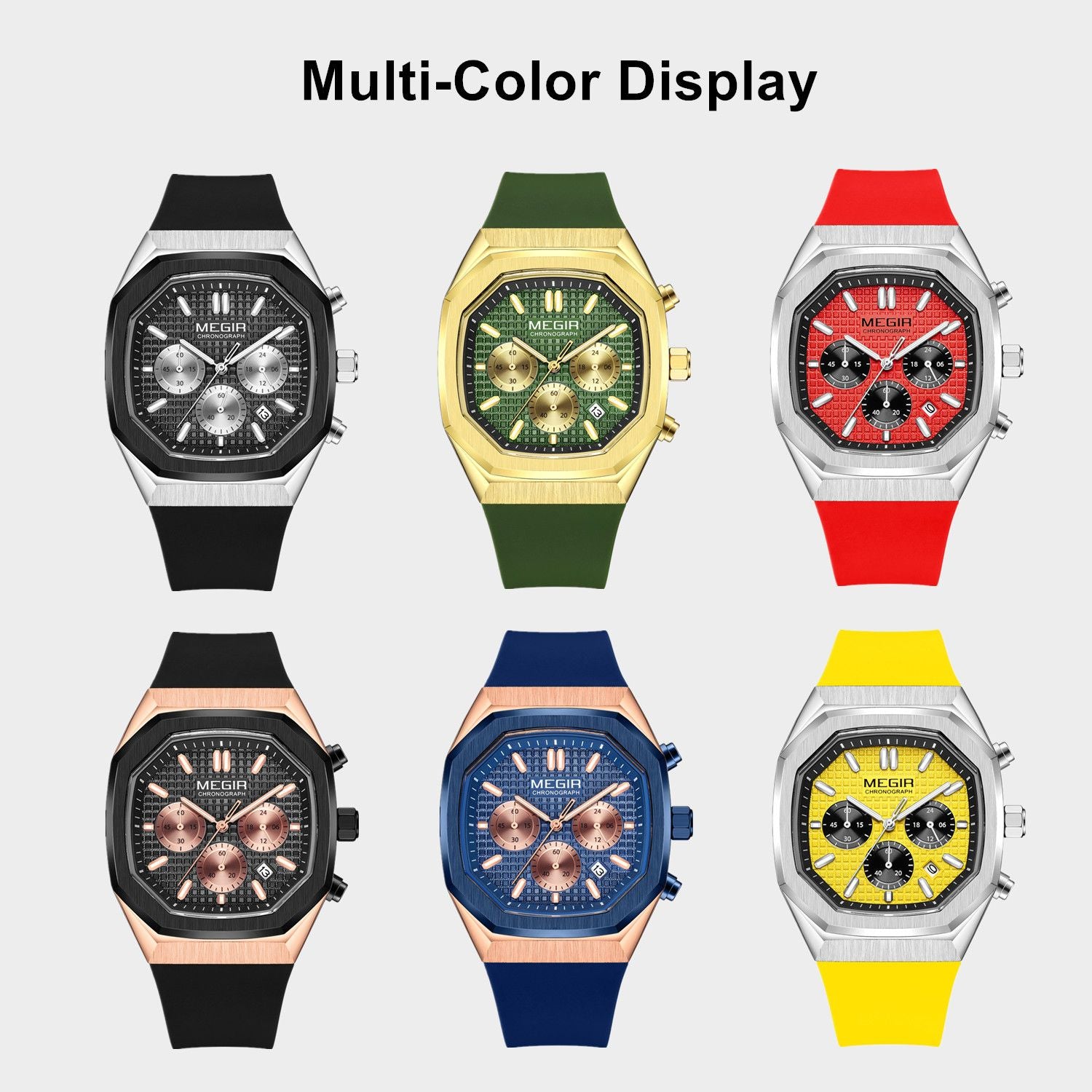 Culture Vault Men's Sport Military Wristwatch