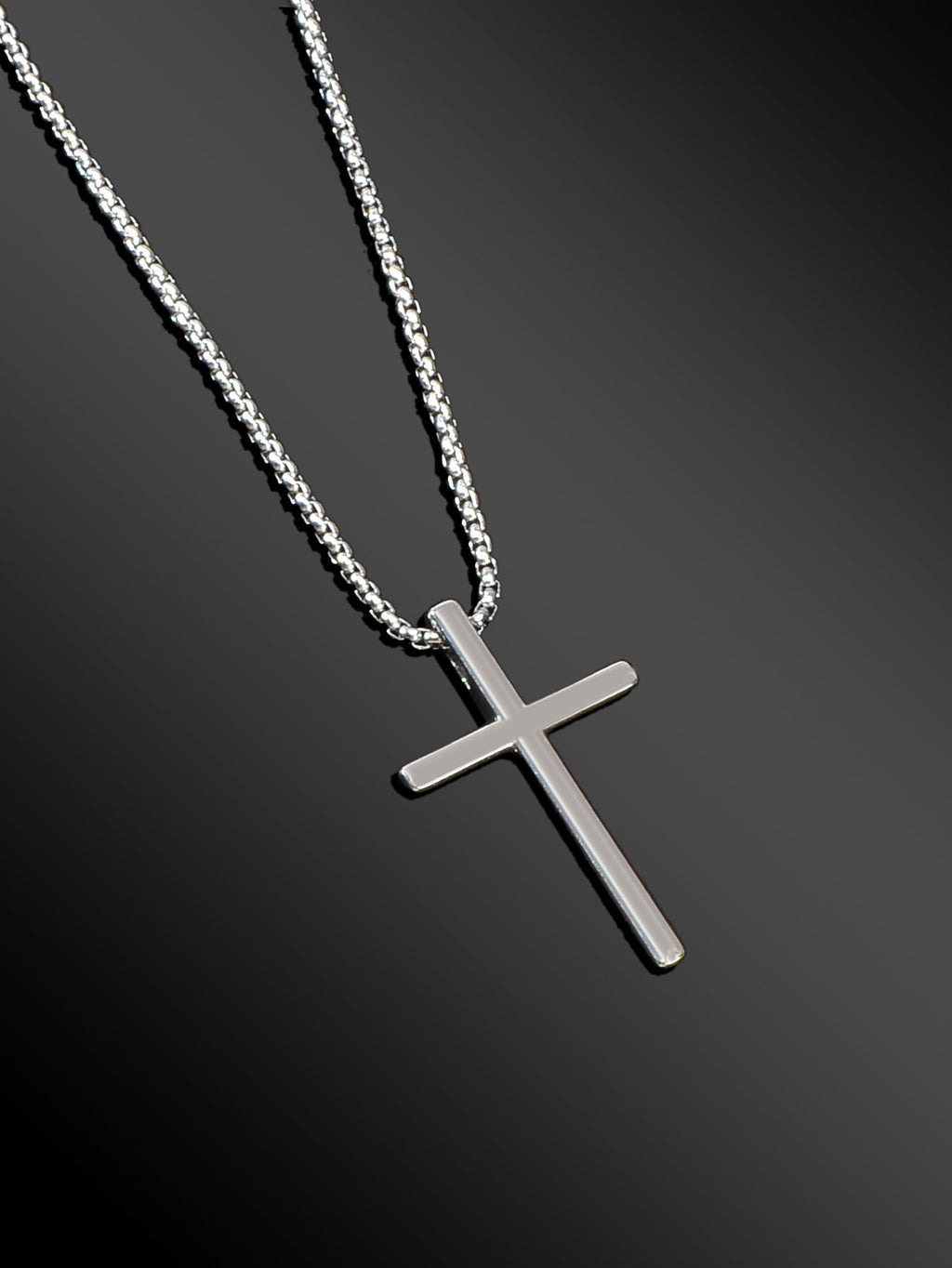 Culture Vault Cross Pendant Long Chain Necklace