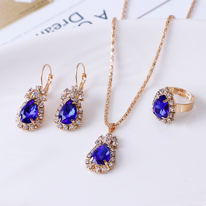 Culture Vault Radiance Zircon Jewellery Set