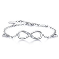 Culture Vault 925 Sterling Silver Infinity Bracelet