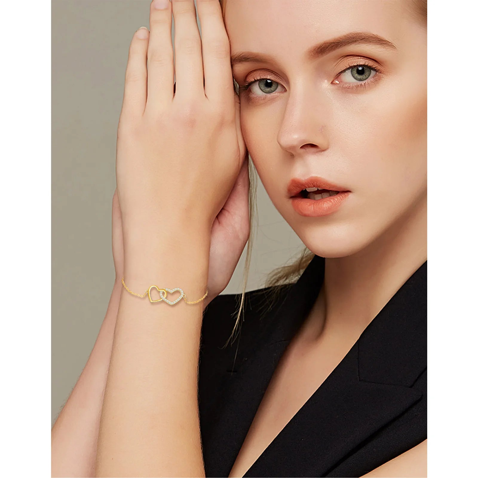 Culture Vault Double Heart Bracelet