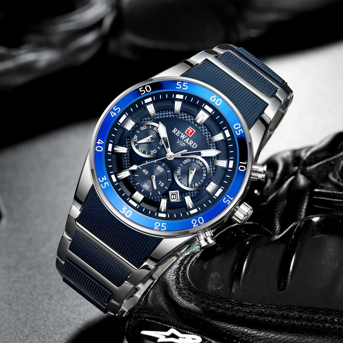 Culture Vault Men's Waterproof Sport Wristwatch