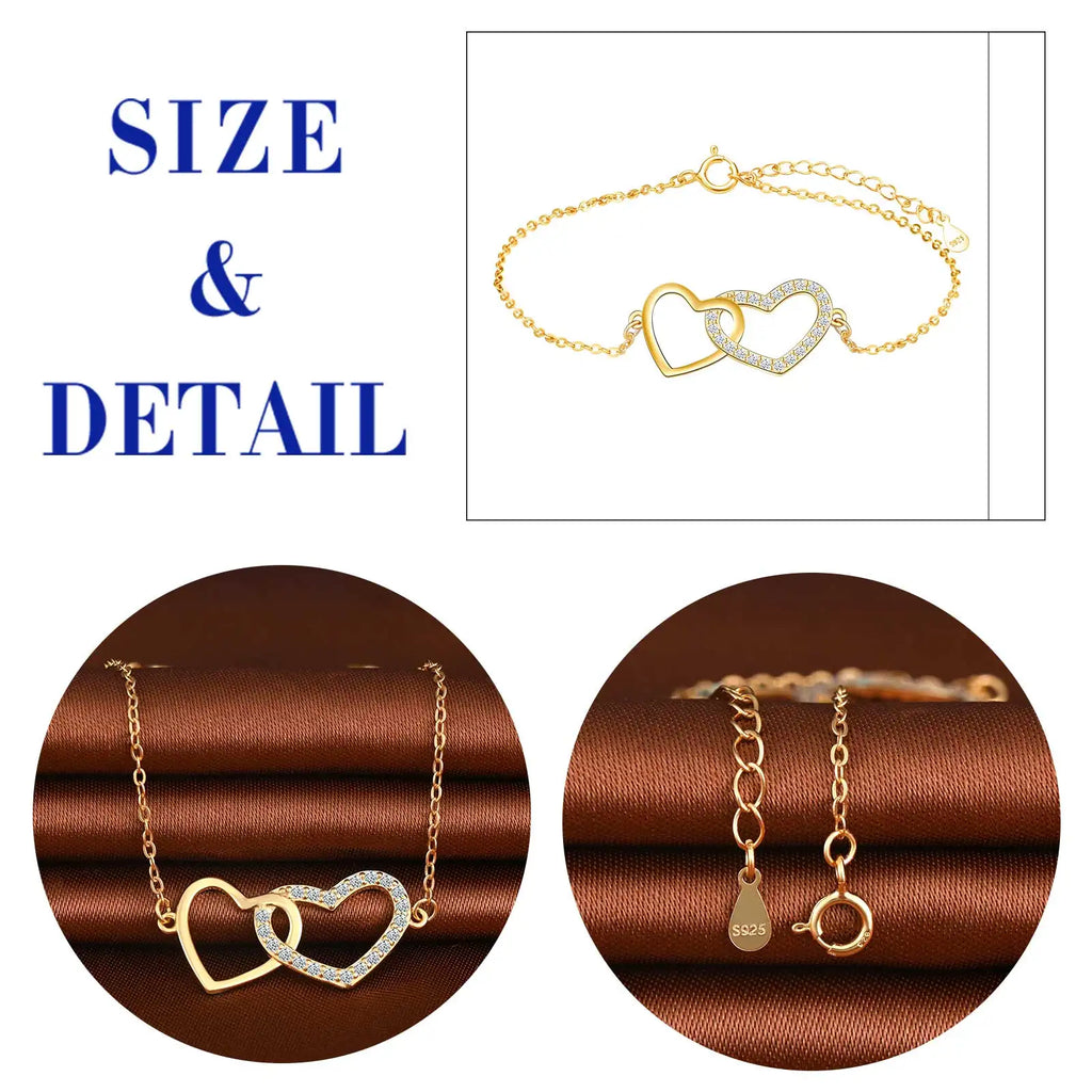 Culture Vault Double Heart Bracelet