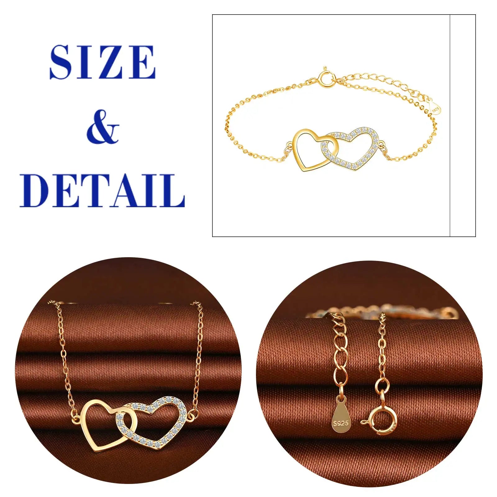 Culture Vault Double Heart Bracelet
