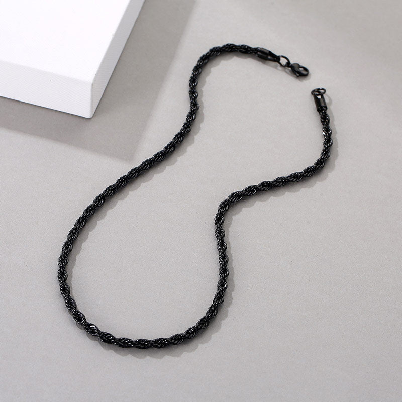 Culture Vault Twist Rope Chain Necklace