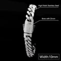 Culture Vault Gold CZ Cuban Link Bracelet