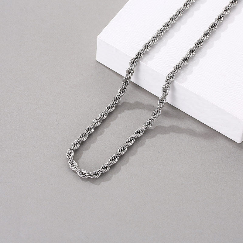 Culture Vault Twist Rope Chain Necklace