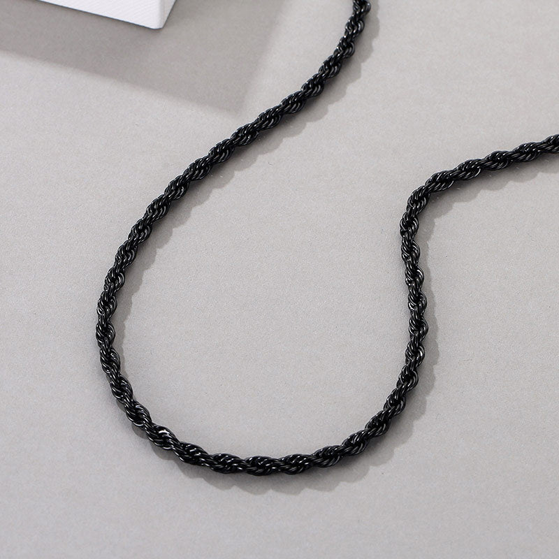 Culture Vault Twist Rope Chain Necklace