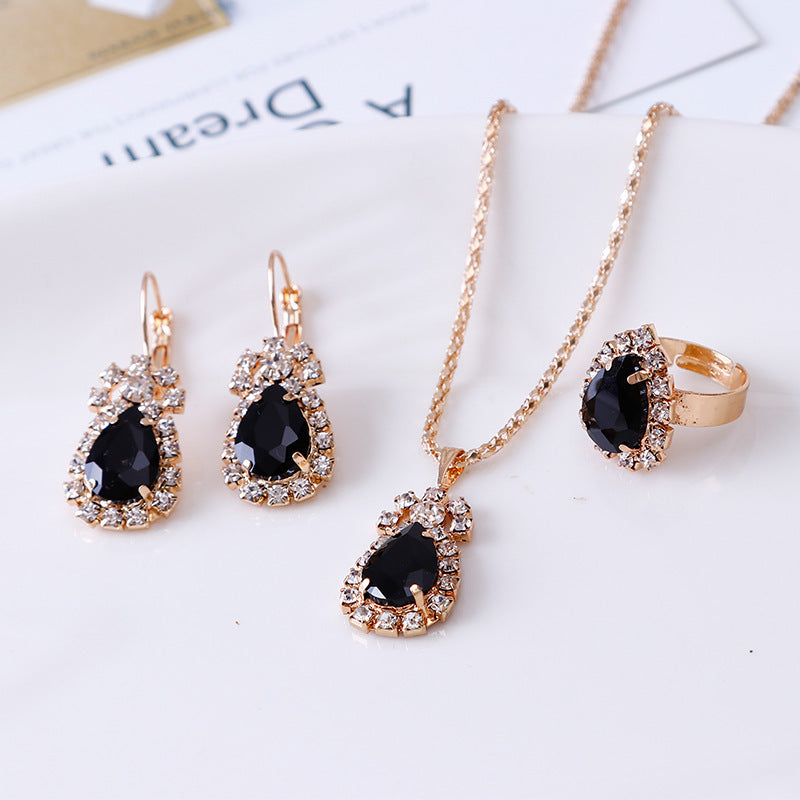 Culture Vault Radiance Zircon Jewellery Set