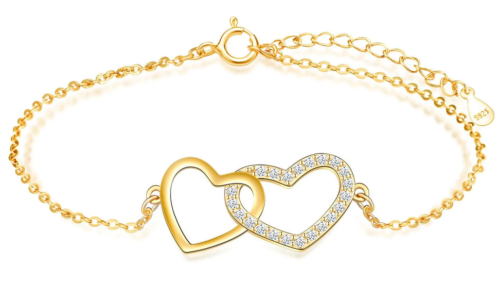 Culture Vault Double Heart Bracelet