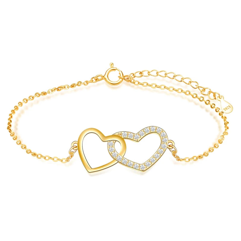 Culture Vault Double Heart Bracelet