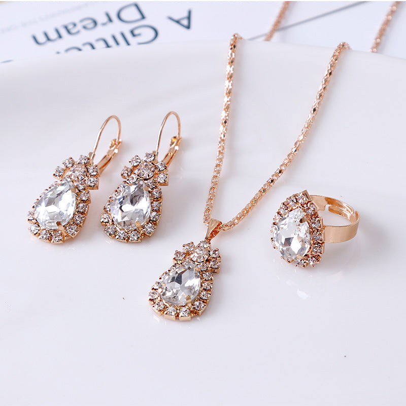 Culture Vault Radiance Zircon Jewellery Set