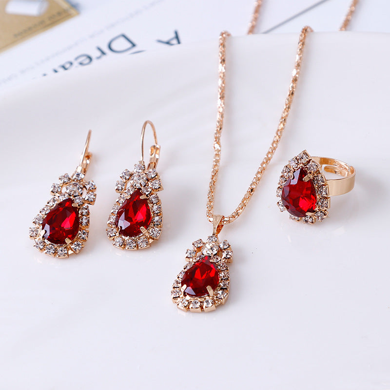 Culture Vault Radiance Zircon Jewellery Set