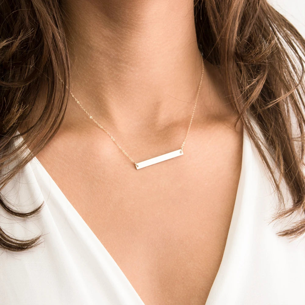 Culture Vault Minimalist Stainless Steel Choker Necklace