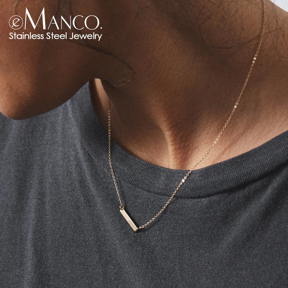 Culture Vault Minimalist Stainless Steel Choker Necklace