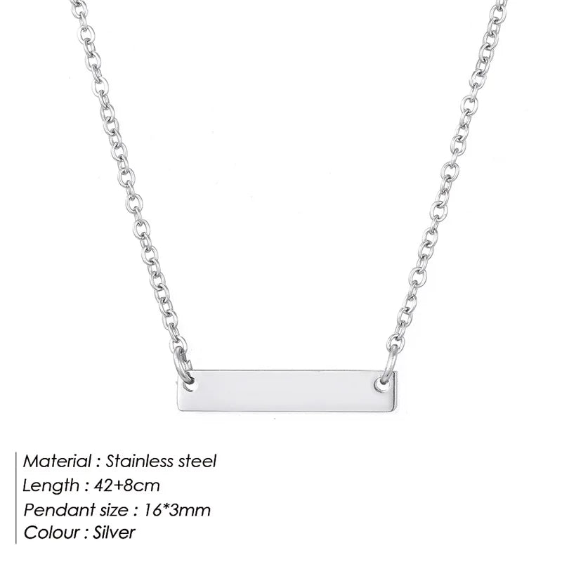 Culture Vault Minimalist Stainless Steel Choker Necklace