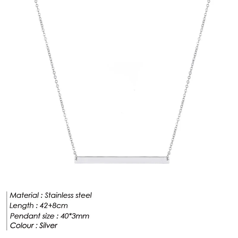 Culture Vault Minimalist Stainless Steel Choker Necklace