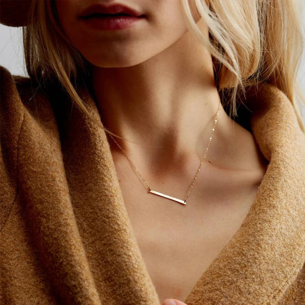 Culture Vault Minimalist Stainless Steel Choker Necklace