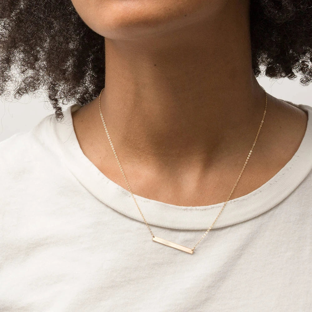 Culture Vault Minimalist Stainless Steel Choker Necklace