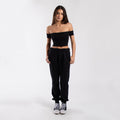 Culture Vault Women's Off Shoulder Cropped Tee