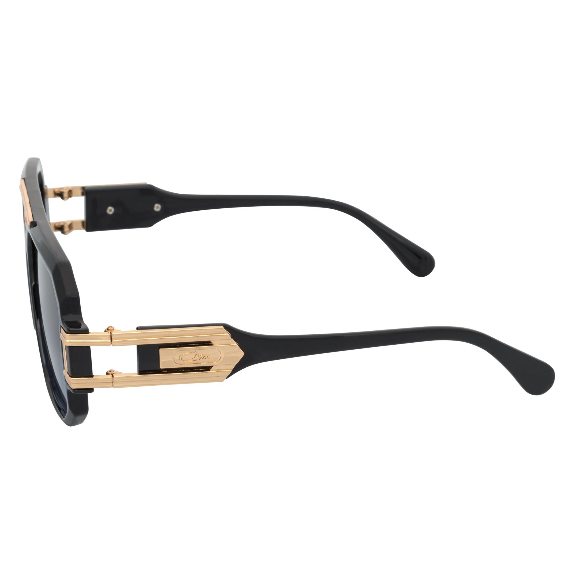 LEGEND - Retro Flat Top Square Sunglasses Black Blue-Lavender Fade-3
